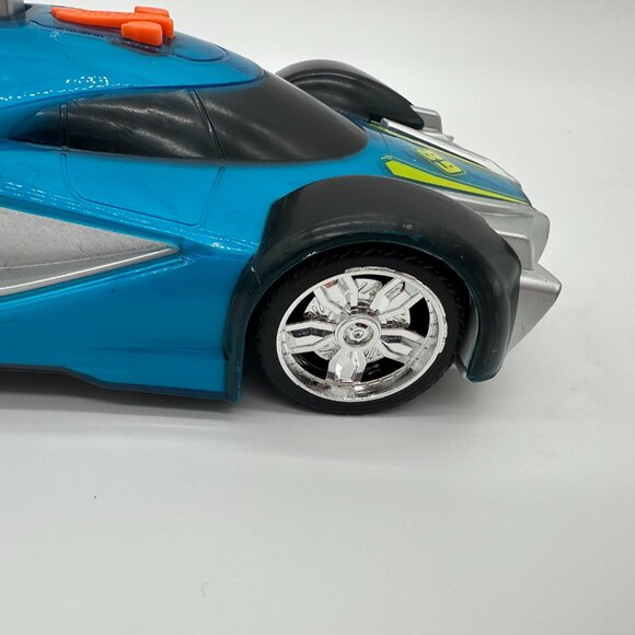 2019 Blue Hot Wheels Color Crasher Race Car Toy with Lights, Motion, & Sound 14" - Picture 6 of 9